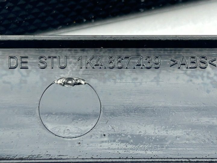 VW Golf VI молдинги декоры консоли салона, фото 4