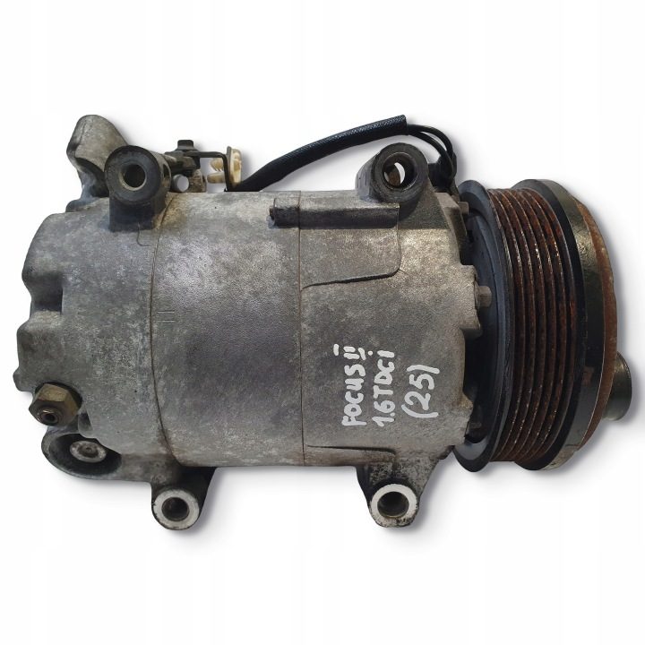 КОМПРЕССОР КОНДИЦИОНЕРА Ford Focus MK2 II 1.6 TDCI 3M5H-19D629-KG, фото 5
