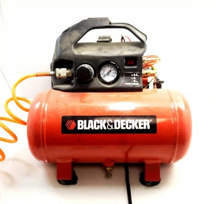 Компрессор безмасляный Black+Decker 8213295BND005 6 l 8 бар, фото 2