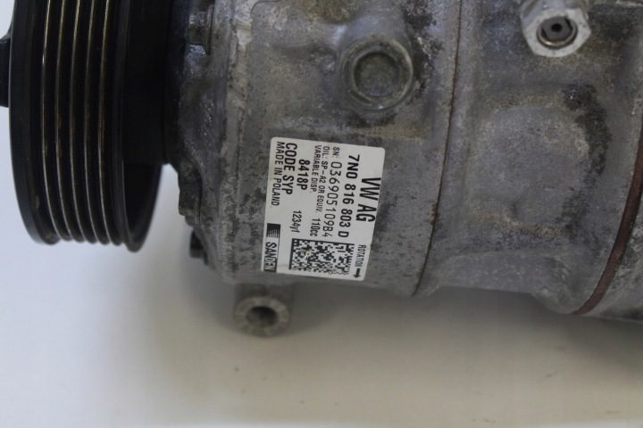 VW Sharan 7N компрессор кондиционера 7N0816803D 1.4TSI, фото 3