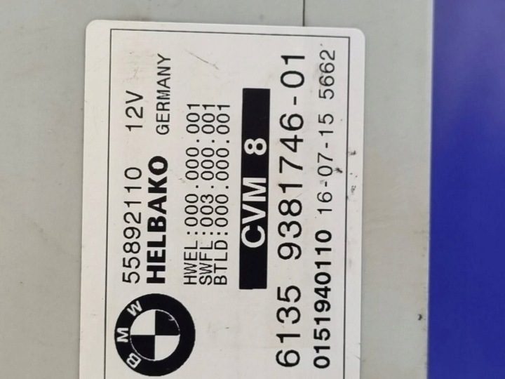 Блок управления крыши кабриолет BMW 2 F22 F23 9381746 6135938174601, фото 3