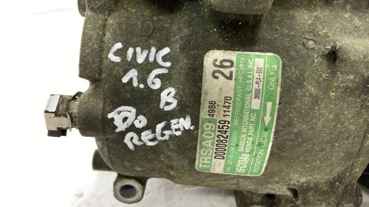 HONDA CIVIC 7 VII 7 1.6 КОМПРЕССОР КОНДИЦИОНЕРА TRSA09, фото 4