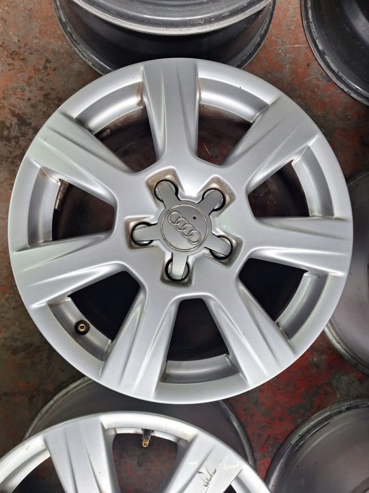 4× Литой диск Audi OE S2 8B S6 C4 Q2 GA Q3 8U 7.0" x 16" 5x112 ET 45, фото 4