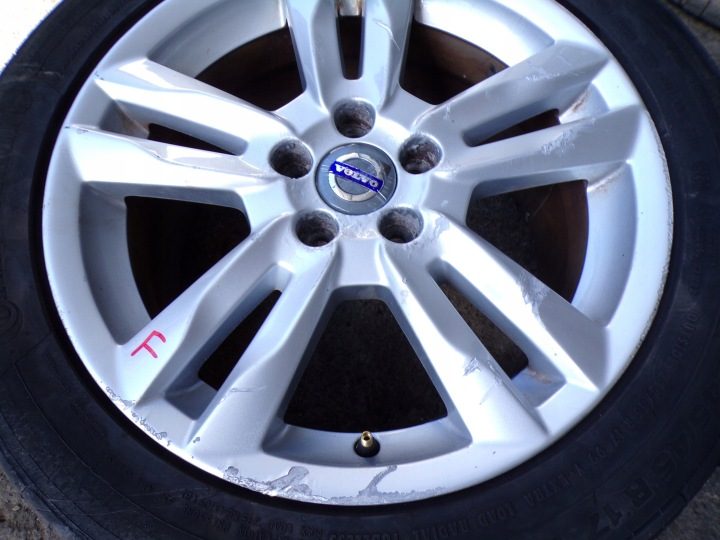 4× Литой диск Volvo OE 8.0" x 17" 5x108, фото 7