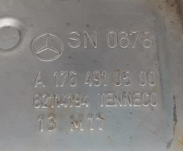 ЗАДНИЙ ГЛУШИТЕЛЬ ВЫХЛОП MERCEDES W176 1.6 CGI A1764910500, фото 7