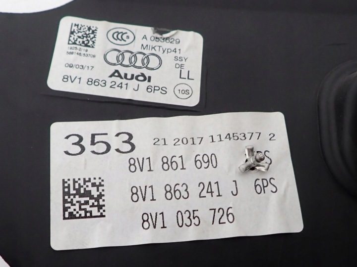 ТОННЕЛЬ ПОДЛОКОТНИК РАМКА РУЧКА КПП ЕВРОПА ОРИГИНАЛ AUDI A3 8V 17 г., фото 13