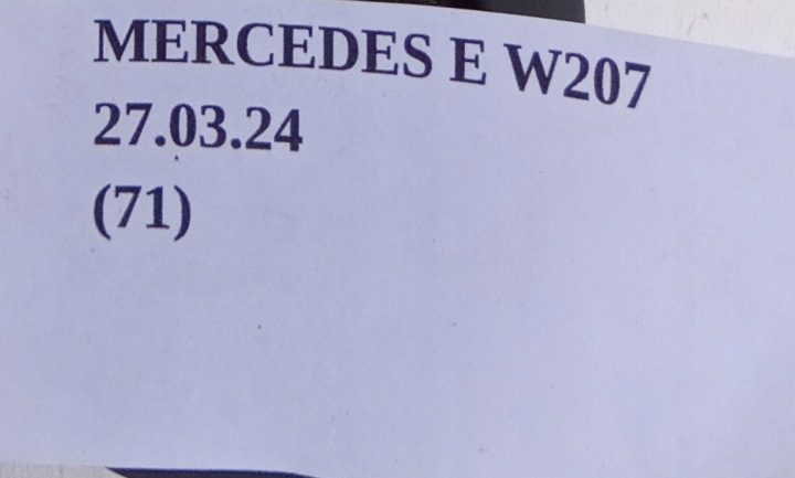 HACZYKI КОЗЫРЬКА MERCEDES E W207 КУПЕ, фото 5