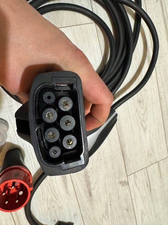Кабель для зарядки UMC 1 2 Tesla 11 квт 3P 3 фазы комплект Adapterów, фото 10