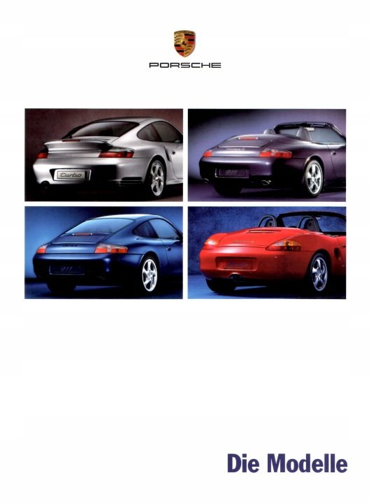 РЕКЛАМНЫЙ БУКЛЕТ № 1002 - PORSCHE. DIE MODELLE, фото 1