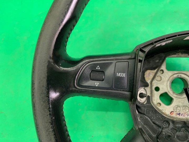 Руль кожаный мультифункциональный кнопки Audi A4 B7 04-08 A6 C6, фото 5