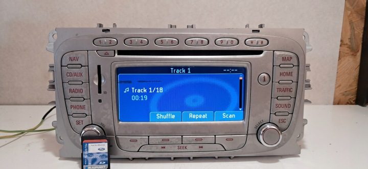 Автомагнитола Ford OE FX 2-DIN, фото 1