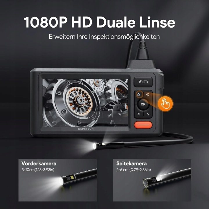 DEPSTECH КАМЕРА ЭНДОСКОПИЧЕСКАЯ 1080P DUAL OBIEKTYW 5m ВОДОНЕПРОНИЦАЕМАЯ IP67, фото 3