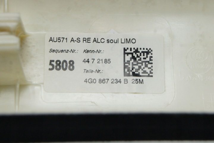 AUDI A6 S6 4G0 НАКЛАДКА СТОЙКИ АЛЬКАНТАРА 4G0867234B, фото 4