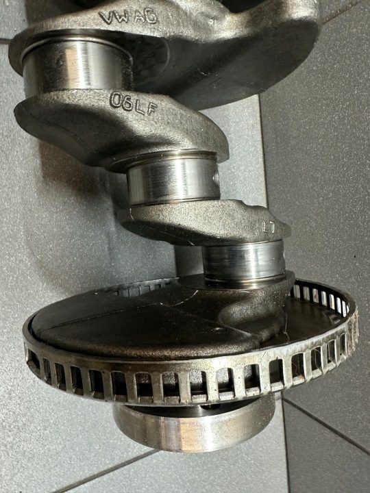 Коленвал с Panewami оригинал AUDI VW SEAT SKODA 2.0 TFSI 06LF LTF, фото 5