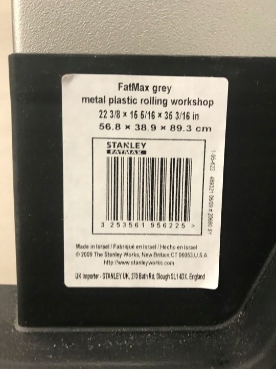 Stanley 1-95-622 FatMax mobilna metalowo-пластиковый блок инструментальный, фото 13