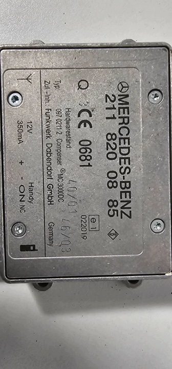Усилитель антенный Mercedes-Benz E W211 09702112, фото 3