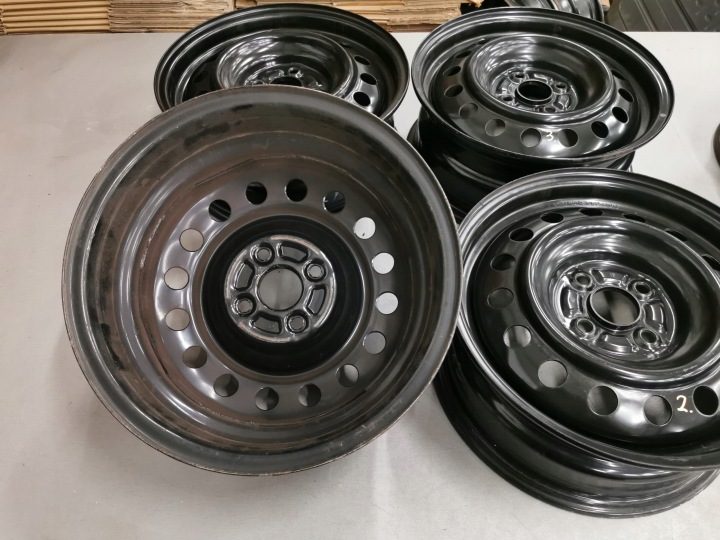 4× Штампованный диск Toyota OE Corolla, Yaris 6.0" x 15" 4x100 ET 45, фото 8