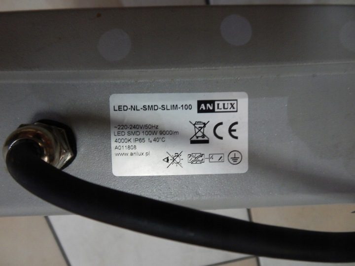 Прожектор фонарь противотуманная фара LED 100W 6400K 10000lm, фото 4