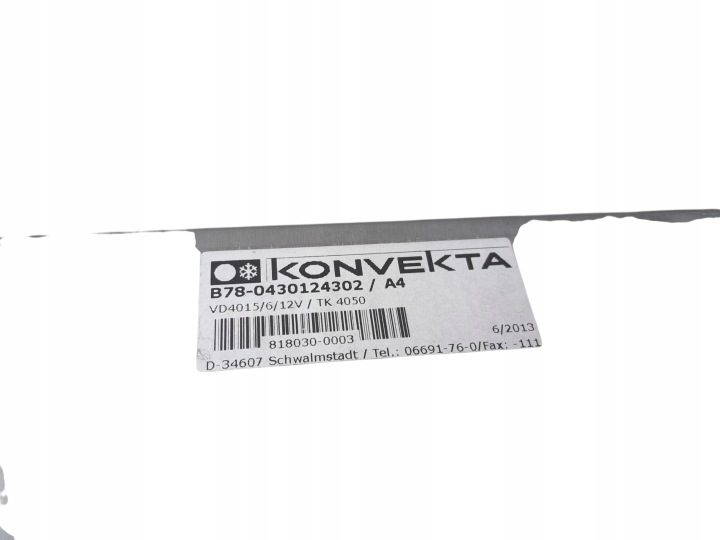 Агрегат холодильный рефрижератор Konvekta TK4020 TK4050 Jumer II 2.2 HDI 4HH, фото 10