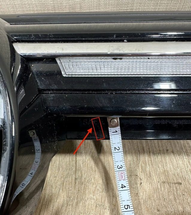 VW Golf 8 VIII решетка радиатора в сборе радар светодиоды 5H0853653B K82/GR775, фото 6
