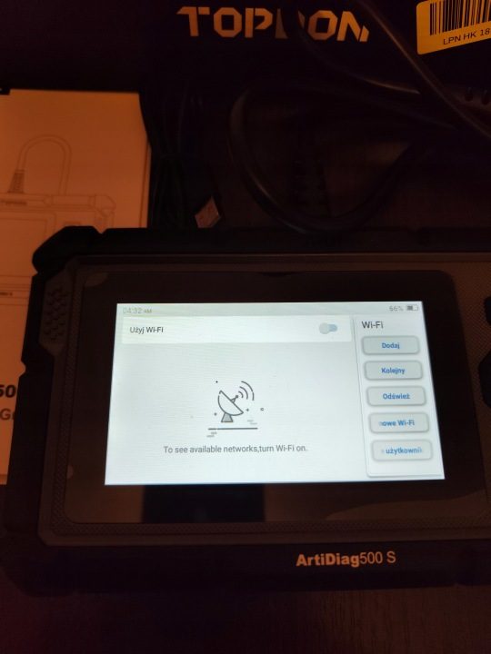 TOPDON ArtiDiag 500 s Инструмент диагностический OBD2, фото 4