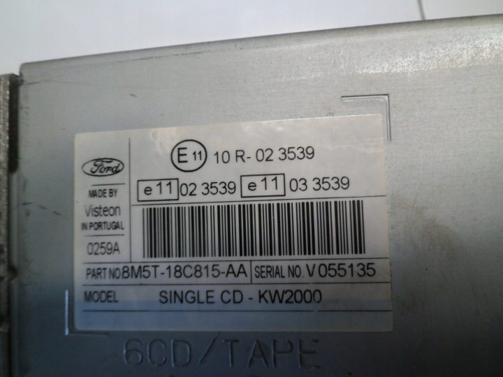 Ford Focus MK2 магнитола CD 8M5T-18C815-AA, фото 4