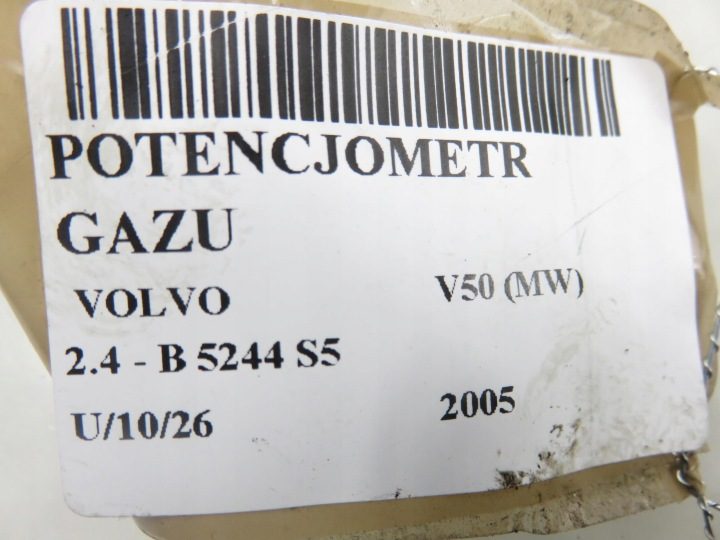 ДАТЧИК ПЕДАЛИ ГАЗА VOLVO V50 (MW) 2.4 - B 5244 S5 4M519F836CH, фото 2