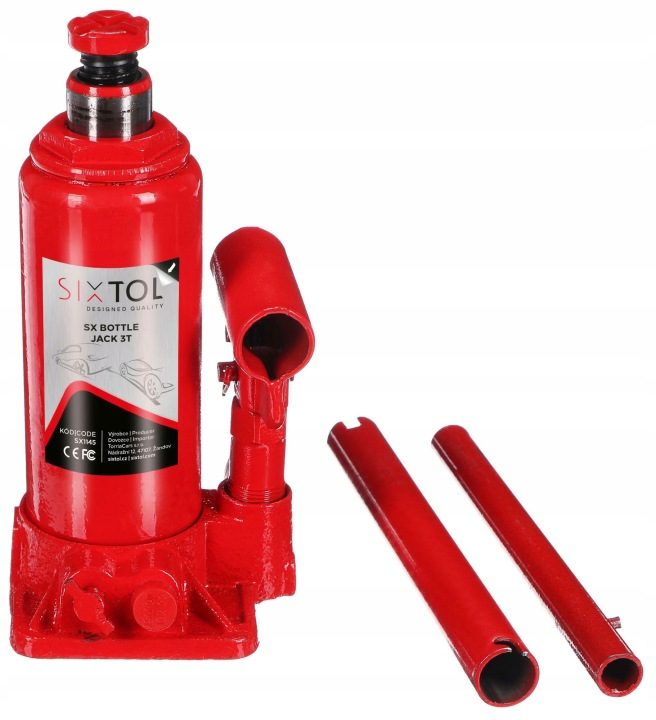 Sixtol Гидравлический домкрат для butelek SX Bottle Jack 3T, фото 1