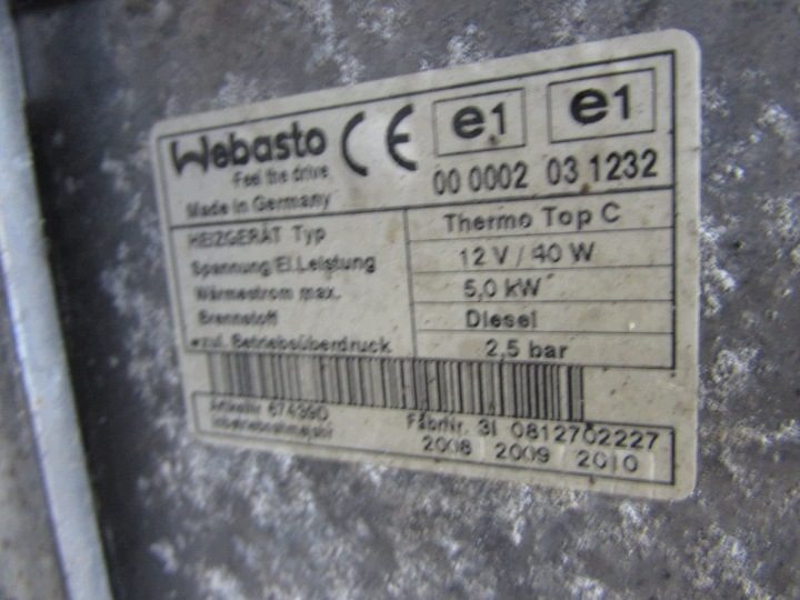 RANGE ROVER III РЕСТАЙЛИНГ L322 06-12 АВТОНОМНЫЙ ОТОПИТЕЛЬ WEBASTO THERMO TOP C 5, фото 6