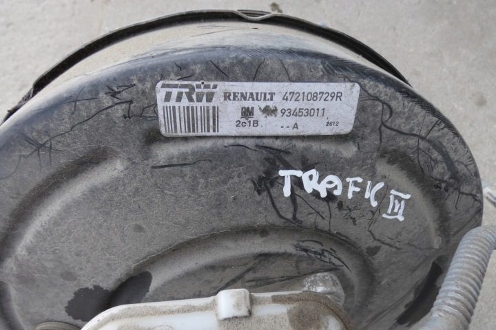 ВАКУУМНЫЙ УСИЛИТЕЛЬ ГЛАВНЫЙ ТОРМОЗНОЙ ЦИЛИНДР 472108729R RENAULT TRAFIC III VIVARO B TALENTO + Opel Vivaro B насос 472108729R, фото 2