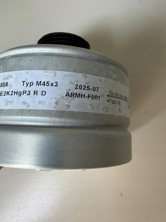 Dräger X-plore Rd40 фильтр kombinowany M45x3 A2B2E2K2HgP3 R D 6738808, фото 5