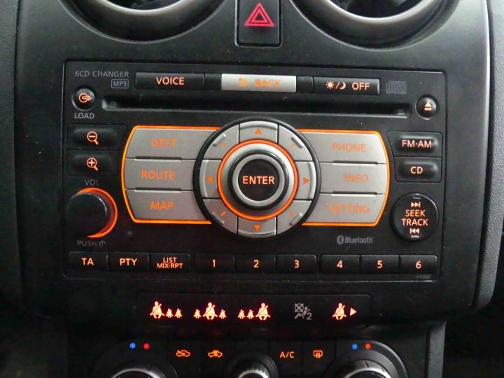 Магнитола штатная Nissan Qashqai I J10 06-13 28185JG44A, фото 2
