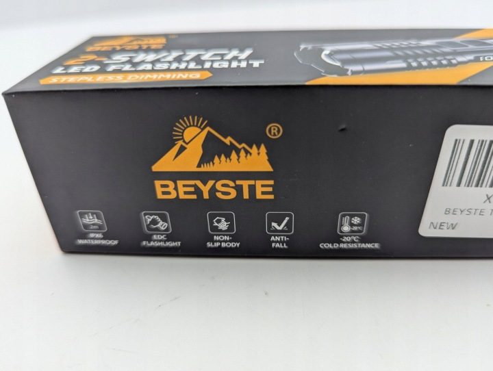 Фонарик Beyste 2-Switch LED Flashlight, фото 3