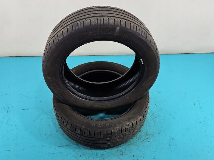 2× Шина летняя Continental ContiEcoContact 5 215/55R17 94 В защита диска, фото 1