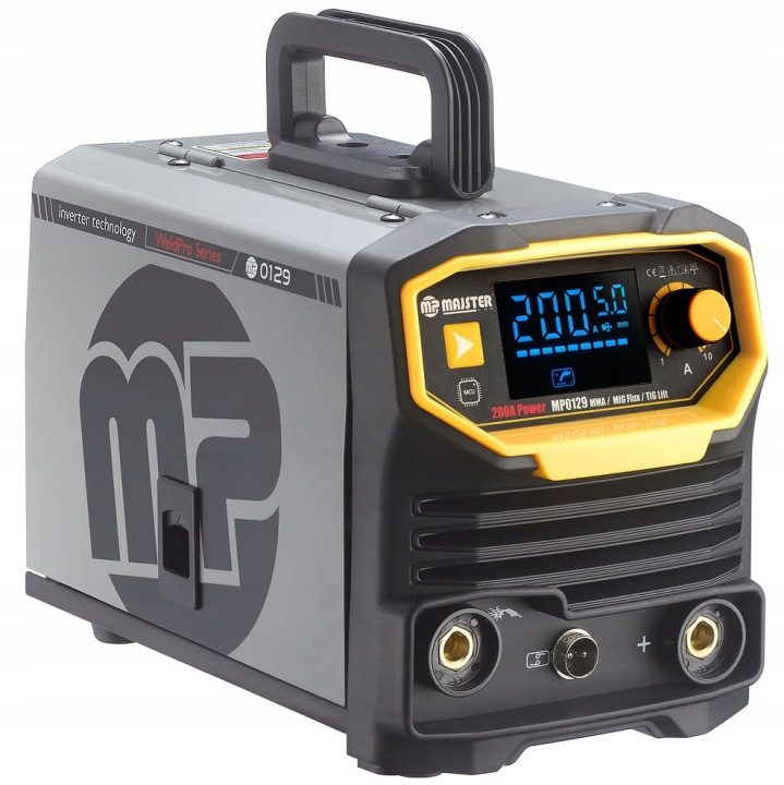 Сварочный аппарат ИНВЕРТОРНЫЙ IGBT MIG FLUX MMA полуавтомат MP Majster MP0129 Synergy, фото 1