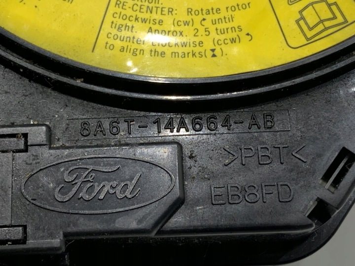 ШЛЕЙФ AIRBAG FORD FIESTA MK7 8A6T-14A664-AB Хэтчбек, фото 5