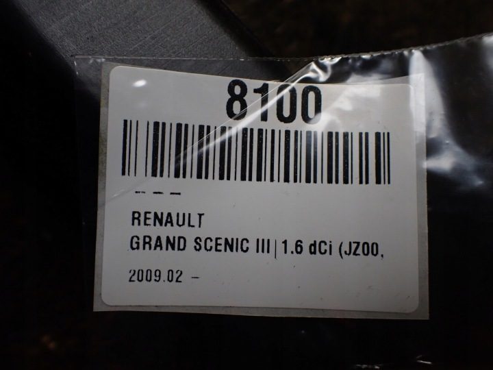ВОЗДУХОВОД ПРАВЫЙ RENAULT GRAND SCENIC III 11 г. 1.6 DCI 279720001R 8100, фото 6