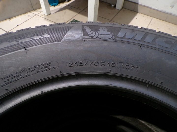 2× Шина зимняя Michelin LATITUDE ALPIN 245/70R16 107 т сцепление на снегу (3PMSF), фото 4
