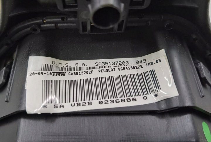 Подушка безопасности руля Peugeot 5008 2011 96845302ZE, фото 7
