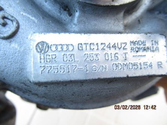 ТУРБОКОМПРЕССОР GTC1244VZ PEUGEOT 207 1.6 HDI, фото 7