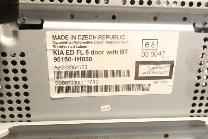 KIA CEED I МАГНИТОЛА РЕСТАЙЛИНГ 96160-1H050, фото 6