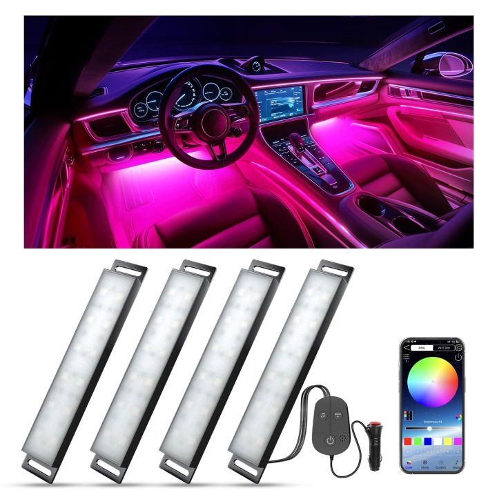 YiLaie подсветка LED для салона авто с aplikacją и 16 kolorami., фото 1