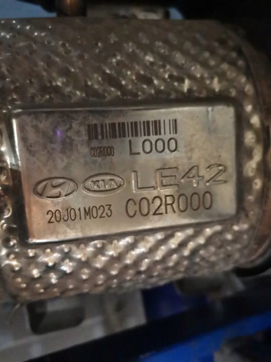 Hyundai Santa FE IV рестайлинг катализатор DPF двигатель 2.2 CRDI D4HE C02R000 LE42, фото 9