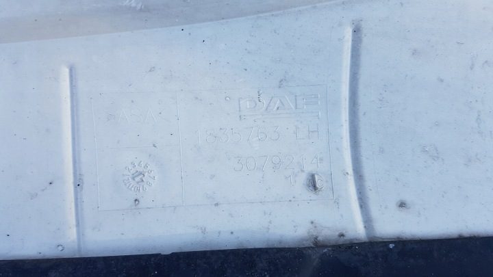 УГОЛ ОБТЕКАТЕЛЬ POLICZEK КАБИНЫ ЛЕВЫЙ DAF XF 106 EURO 6 1835763, фото 3