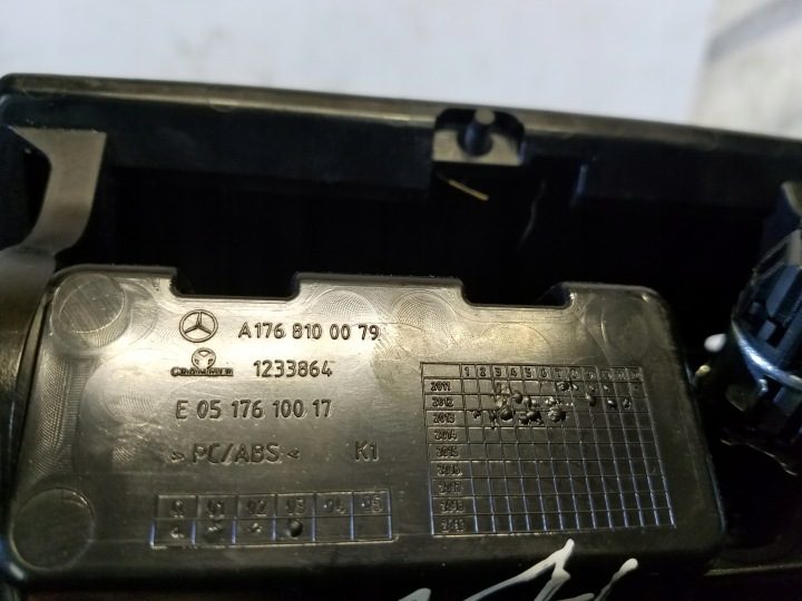 ПЕПЕЛЬНИЦА БАРДАЧОК MERCEDES A-КЛАСС W176 A1766801250, фото 5