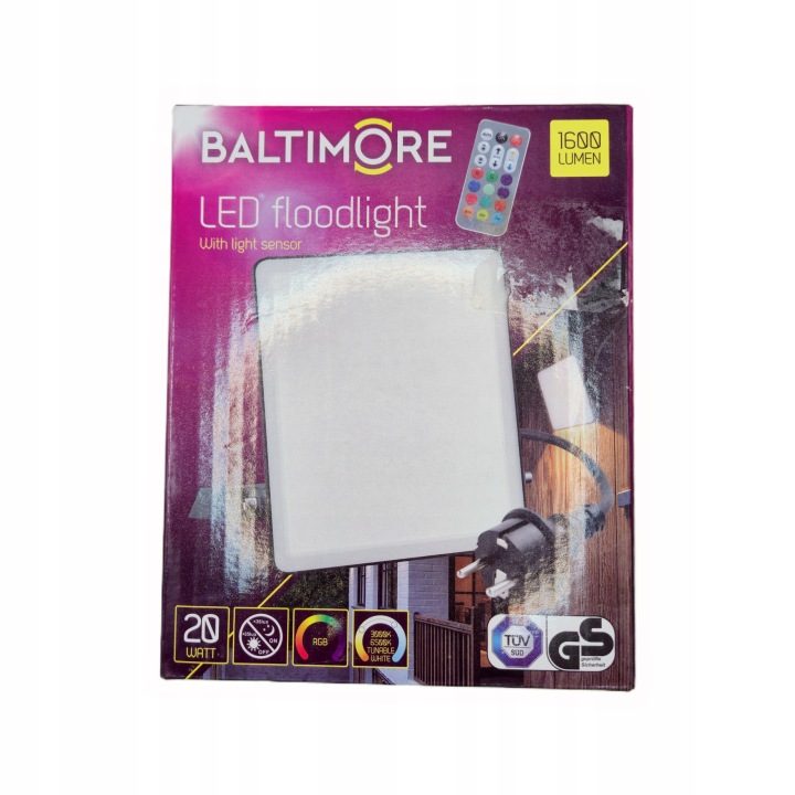 Фара Противотуманная фара Прожектор baltimore 1600 ЛМ 20W БЕЛАЯ ZIMNY, фото 1