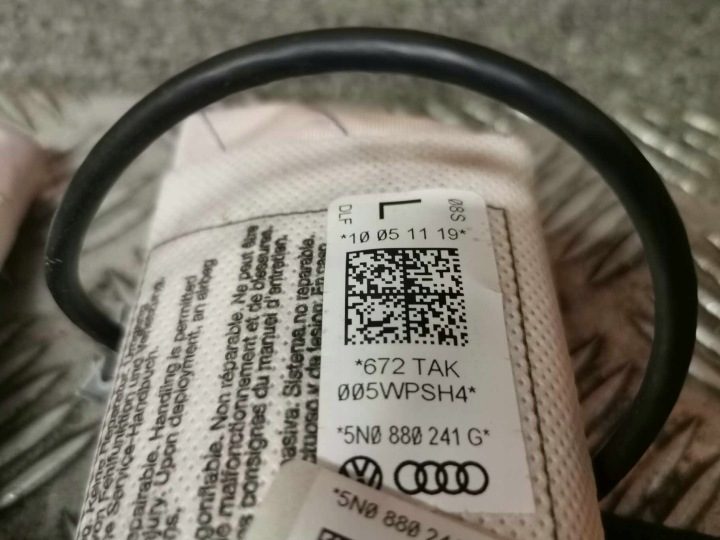 ПОДУШКА БЕЗОПАСНОСТИ СИДЕНЬЯ ПРАВАЯ VW TIGUAN 5N0 OE 5N0880242A/F, фото 3