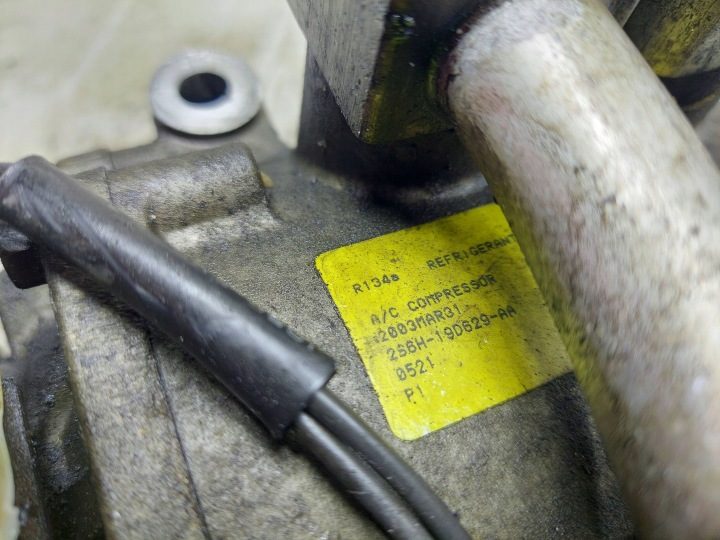 КОМПРЕССОР КОНДИЦИОНЕРА 2S6H-19D629-AA FORD FIESTA MK5 MK6 1.3, фото 6