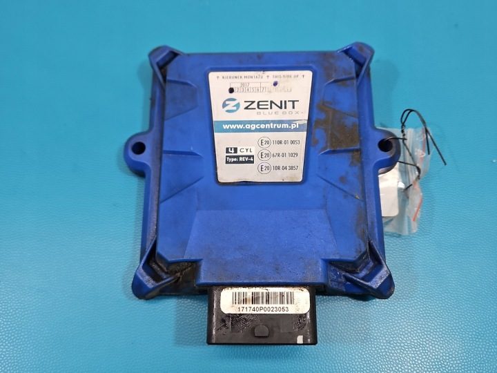 БЛОК УПРАВЛЕНИЯ ГБО ГАЗА 110R-010053 ZENIT BLUE БОКС, фото 1