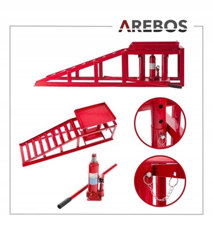 Опора автомобильная Arebos с регулировкой высоты 270-375 мм, фото 7